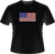 Stars & Stripes USA Flag Light-up T Shirt