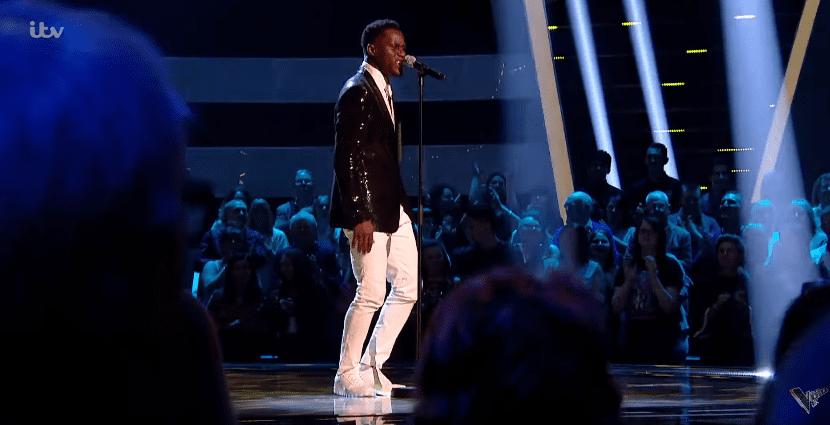 HBoss on The Voice 2018 Light up trainers