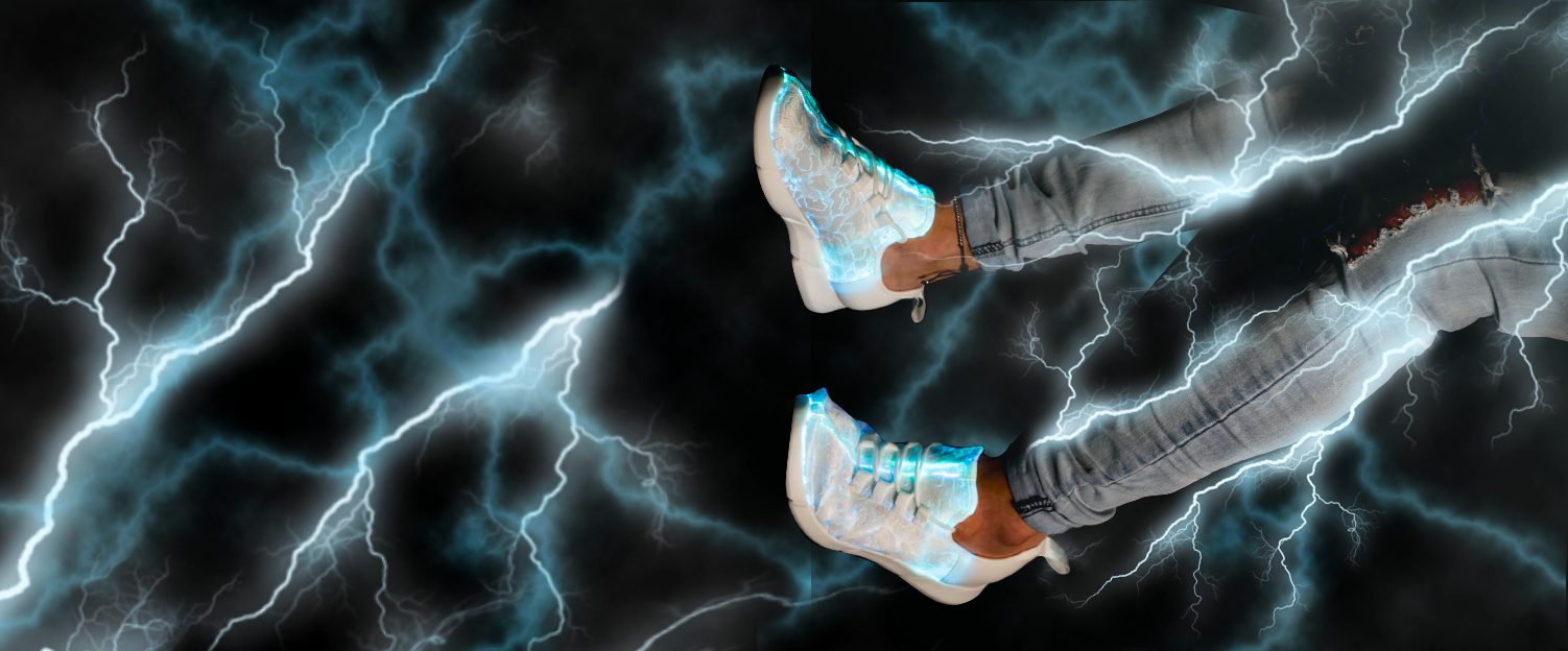 Led deals flashing shoes