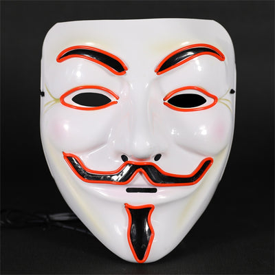 Light up Anonymous Masks