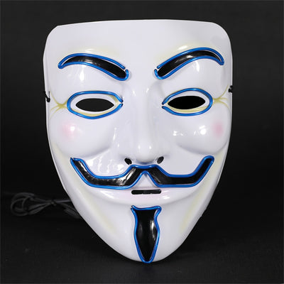 Light up Anonymous Masks