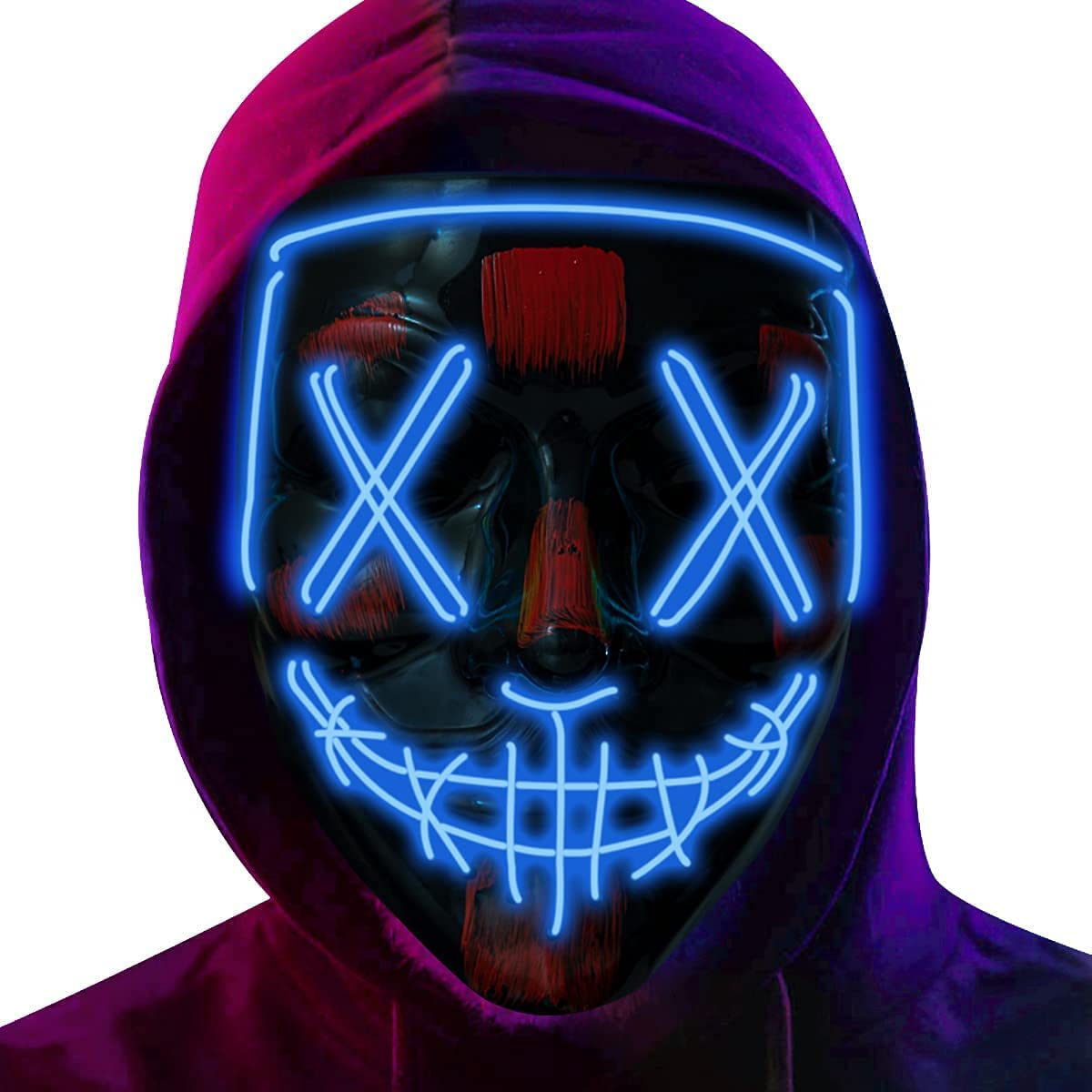 Video's over Wat is 2023 Halloween Masker LED Verlicht Masker Eng Masker voor Festival Cosplay Halloween Kostuum Maskerade Feesten, Carnaval Video's over Wat is 2023 Halloween Masker LED Verlicht Masker Eng Masker voor Festival Cosplay Halloween Kostuum Maskerade Feesten, Carnaval