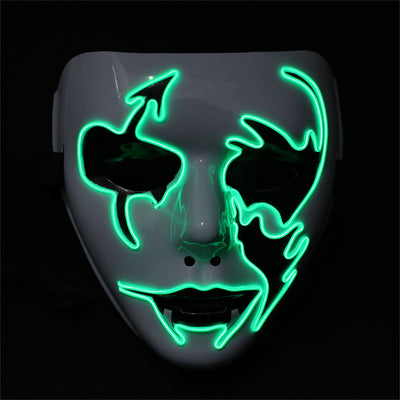 Light up Flash Mask LED Arrow Face