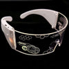 Light Up Visor Rechargeable Colour Changing Glasses