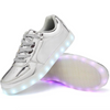 Flashez - Silver Low Top LED Trainers