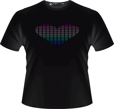 Flashing shirt shop