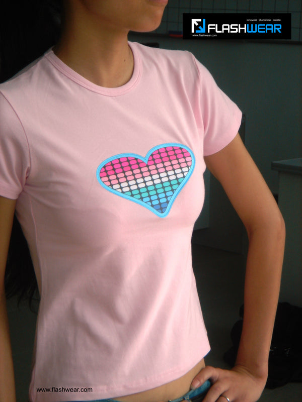 Light up t shirts sound activated sale