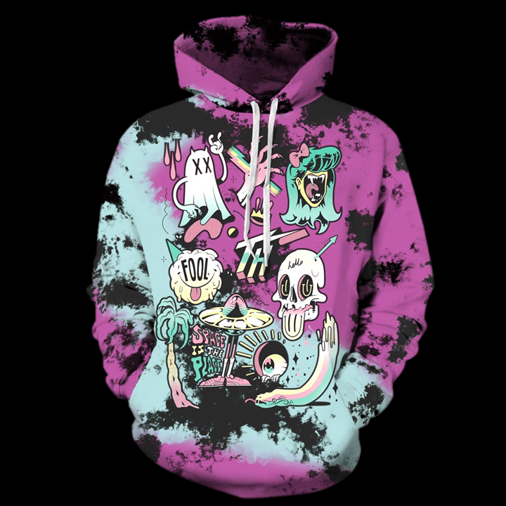 Fool - Overprint Hoody - Clothing