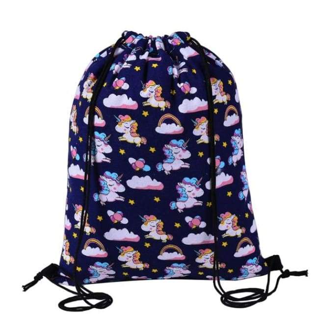 Bags - Flash Wear Unicorn Drawstring Bag