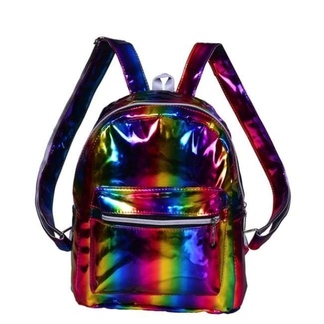 Bags - Multicolour Shiny Backpack