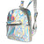 Bags - Silver Shiny Backpack