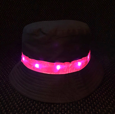 Light-up Black Bucket Hat