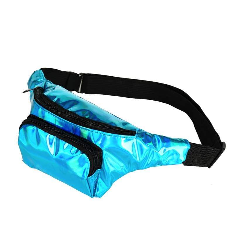 BUMBAG - Blue Holographic Bumbag