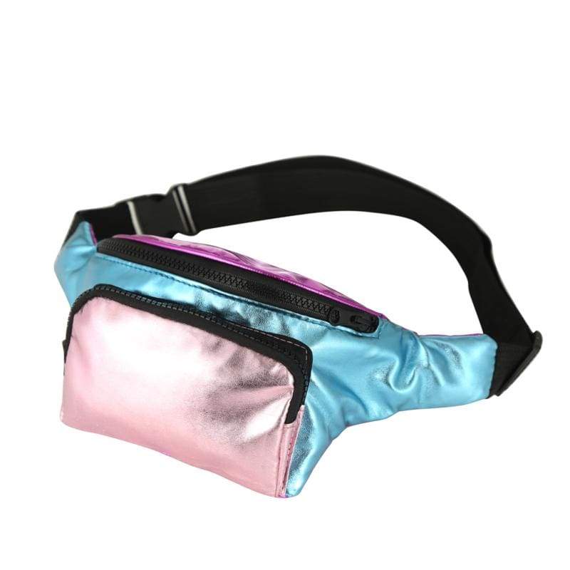 BUMBAG - Blue/Pink 2-Tone Bumbag