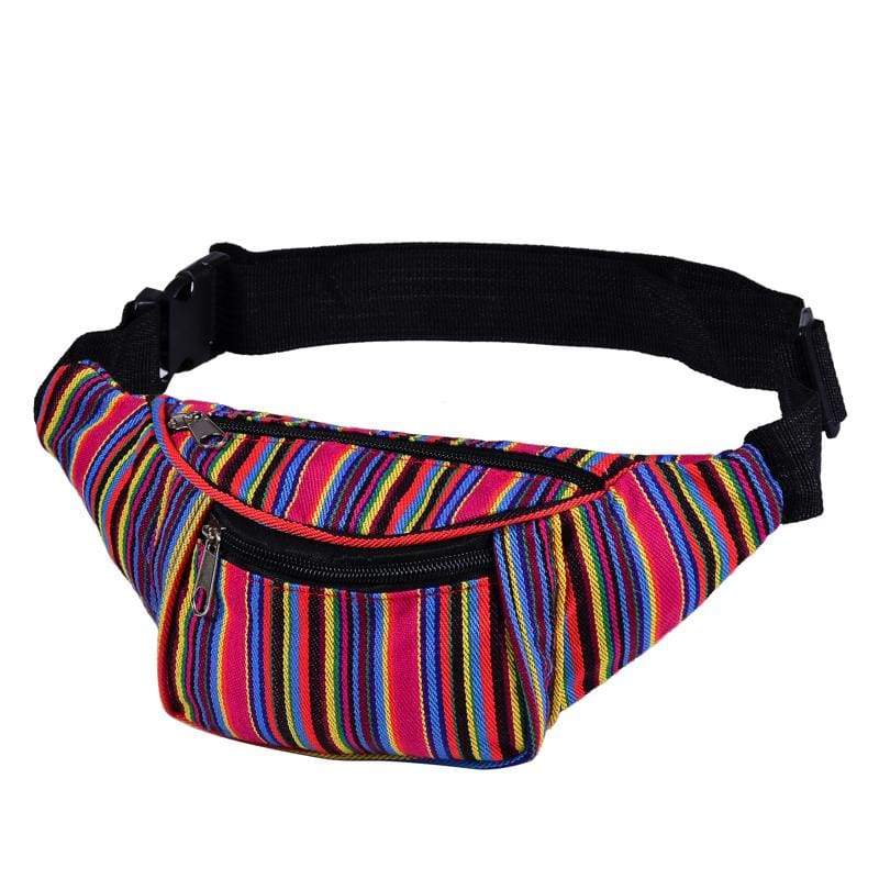 BUMBAG - Pink Mix Canvas Bumbag