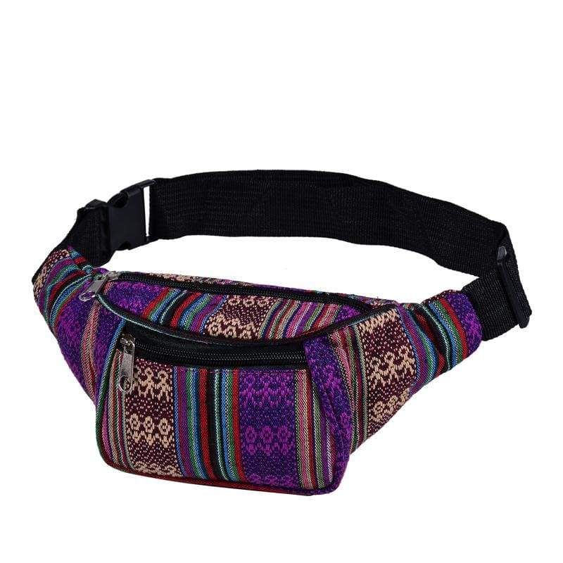BUMBAG - Purple Canvas Bumbag