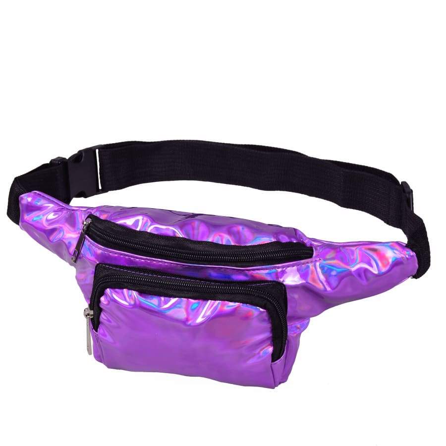 BUMBAG - Purple Holographic Bumbag