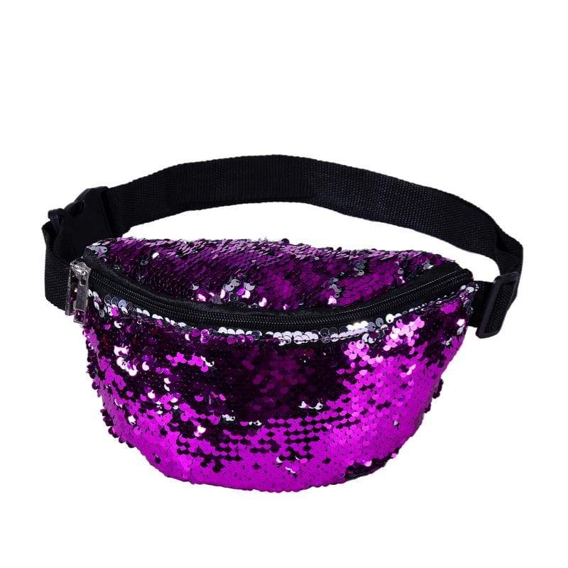 BUMBAG - Purple Sequin Bumbag