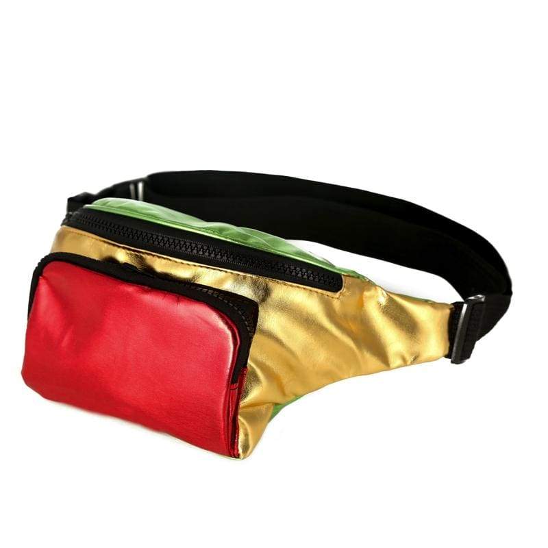 BUMBAG - Red/Gold/Green Bumbag