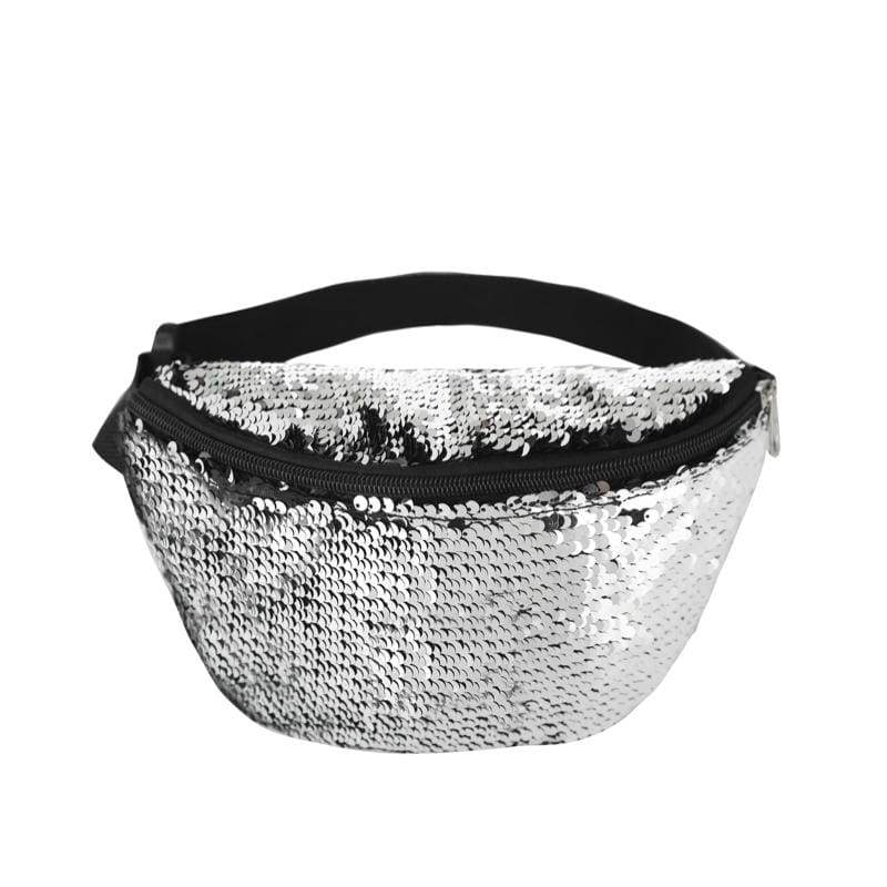 BUMBAG - Silver Sequin Bumbag