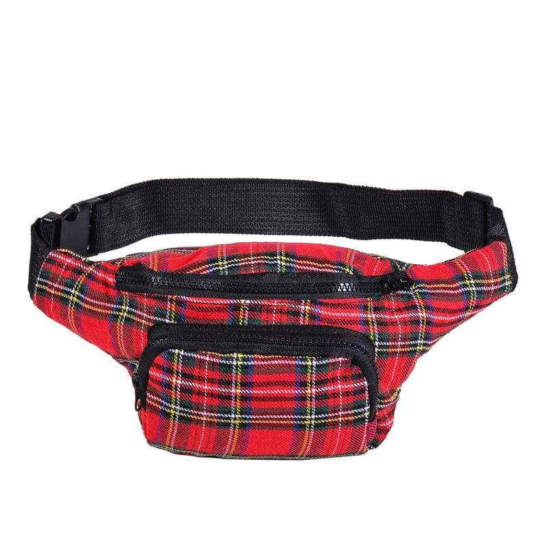 BUMBAG - Tartan Print Bumbag