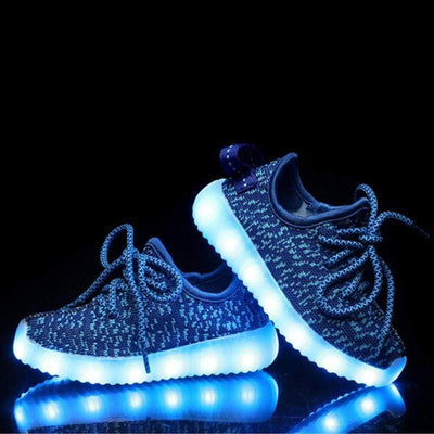 Flashez LED Footwear - Flashez Infants Blue - L.E Deezy Shoes