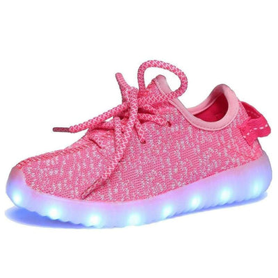 Flashez LED Footwear - Flashez Infants Pink - L.E Deezy Shoes