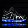 Flashez LED Footwear - Flashez LED S10's Black