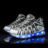 Flashez LED Footwear - Flashez LED S10's Grey/White