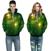 Green Galaxy - Overprint Hoody - Clothing