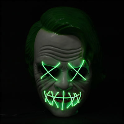 Green Joker LED Mask