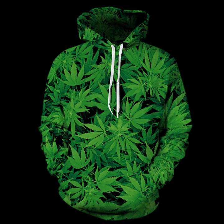 Hash Green - Overprint Hoody - Clothing
