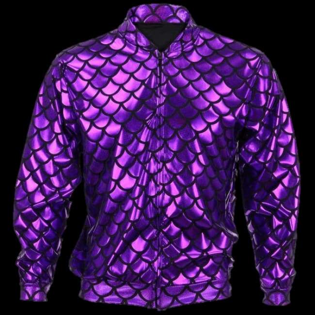 Jackets - Flash Jacket Purple Scale