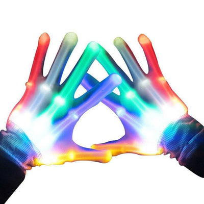 LED Gloves - Fully Glowing Light Up Gloves