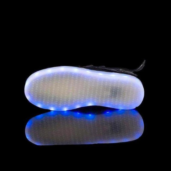 Light Childrens Trainers Size 12 Kids Black Flashez Thunder LED