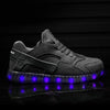 LED Shoes - Flashez Grey Hurricanes