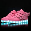 LED Shoes - Flashez Pink Kids  - LED Thunder Shoes