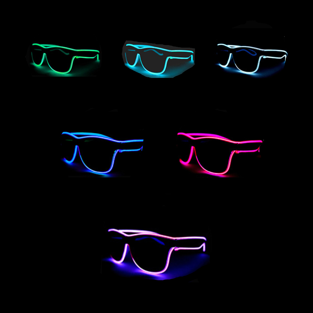 Light up Glasses / Black Lens
