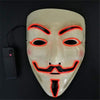 Masks - Light Up Anonymous Mask - Red