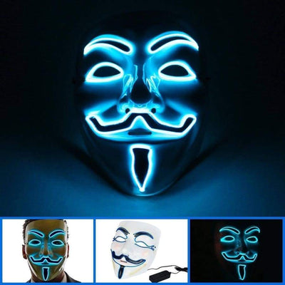 Masks - Light Up Anonymous Masks