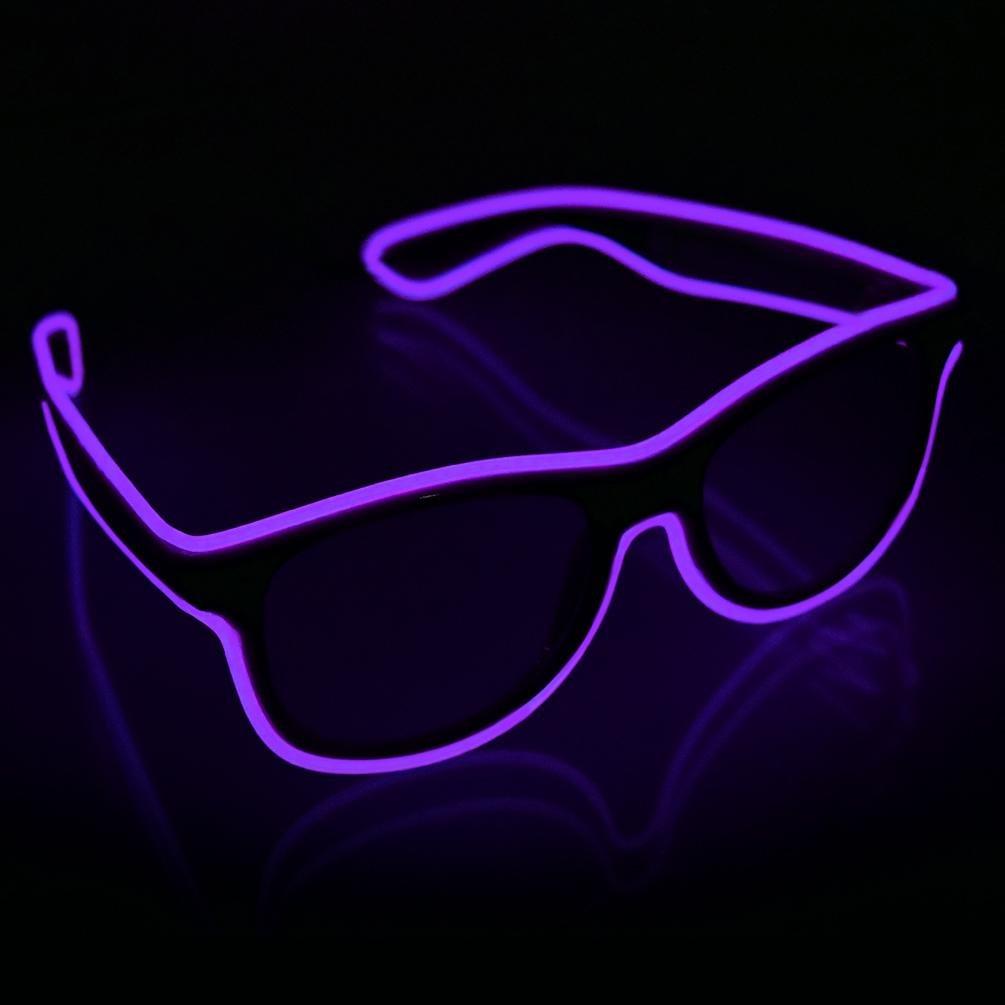 Light up LED Glasses - Purple