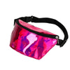 One Pouch Pink Holographic Bumbag