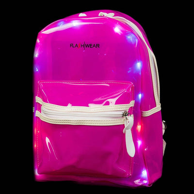 LED Transparent Backpack | Festival Accessories