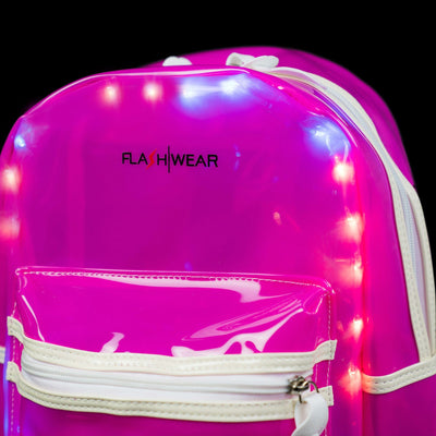 LED Transparent Backpack | Festival Accessories