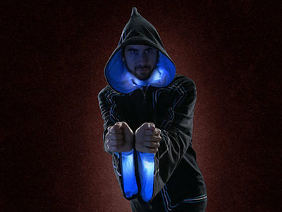 Technomancer Digital LED Wizard Hoodie