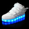 Flashez Kids White - LED Thunder Shoes